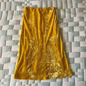 Maeve/Anthropologie Kelly Velvet Skirt - Small